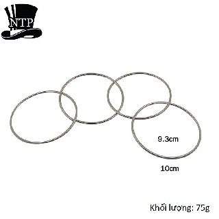 Ảo thuật 4 vòng ninja ring nhỏ chuẩn tròn vòng gimick chuẩn dễ xuyên nhau