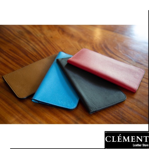 Ví điện thoại da cao cấp, bóp ví nam da bò thật Clément – CM017 – BH 12 tháng - Fullbox