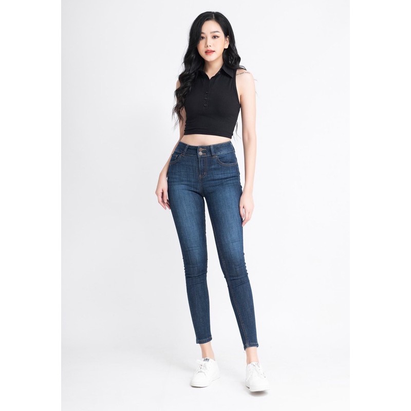 Quần jeans nữ lưng cao skinny