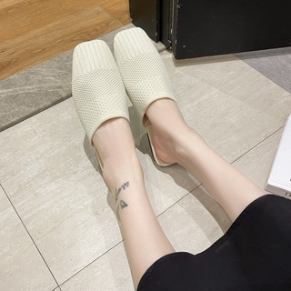 Giày Lười Nữ Mũi Vuông Thời Trang