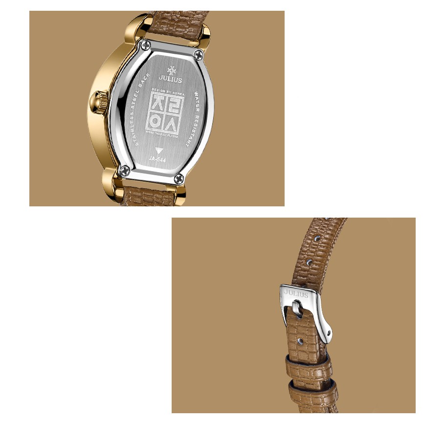 JULIUS Đồng Hồ Nữ Dây Da Mặt Tròn Thời Trang | BigBuy360 - bigbuy360.vn