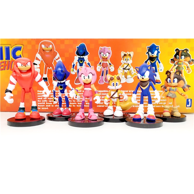 Set 6 Mô Hình Nhân Vật Sonic the Hedgehog