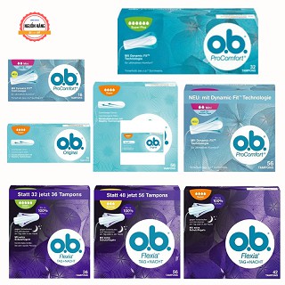 Băng vệ sinh Tampon Ob - Đức