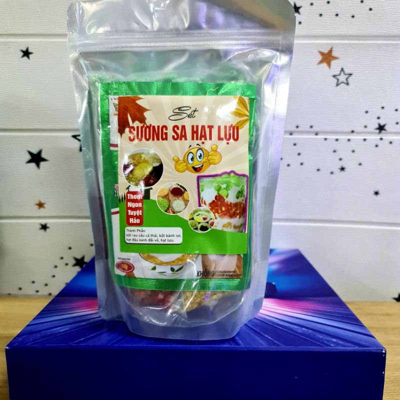 Set Nguyên Liệu Nấu Chè Sương Sa Hạt Lựu Bánh Lọt ( 7-10 Chén)