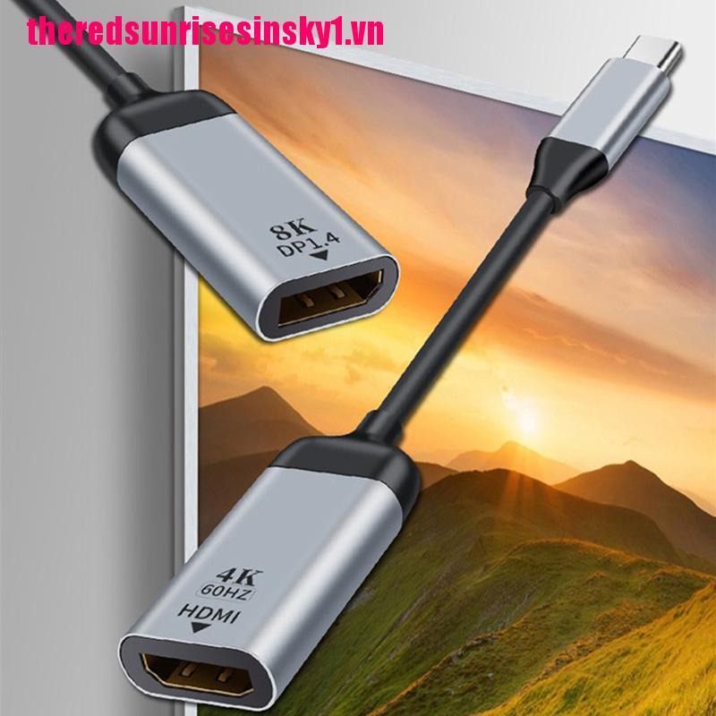 (3C) Giắc Chuyển Đổi 4k Usb C Sang Hdmi / Vga / Dp / Mini Dp