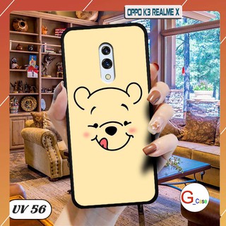 Ốp điện thoại OPPO K3/ Realme X lưng nhám viền cao su dẻo in hình