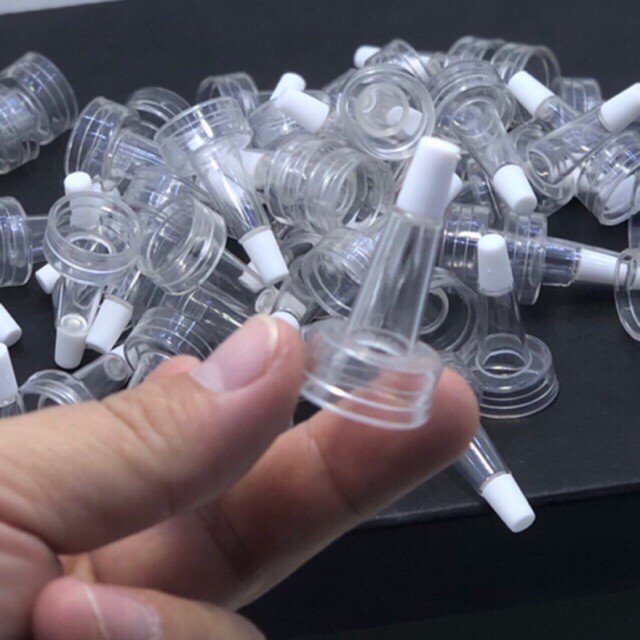Nắp Chiết Tinh Chất Serum Tế Bào Gốc L'eau Claire Vòi Silicon Đầu Bóp Nhựa Bảo Vệ An Toàn Tiện Lợi Chai 5ml 8ml 10ml