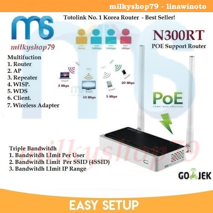 Bộ Định Tuyến Không Dây Totolink N300rt | BigBuy360 - bigbuy360.vn