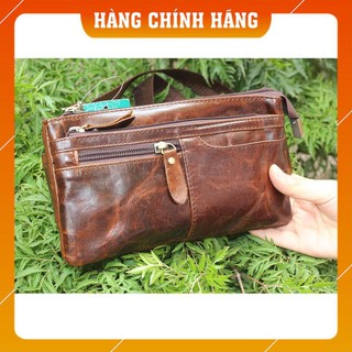 Hàng chuẩn 💝 TÚI ĐEO HÔNG DA BÒ T104 - KIỂU DÁNG SÀNH ĐIỆU - PHONG CÁCH NAM TÍNH LỊCH LÃM