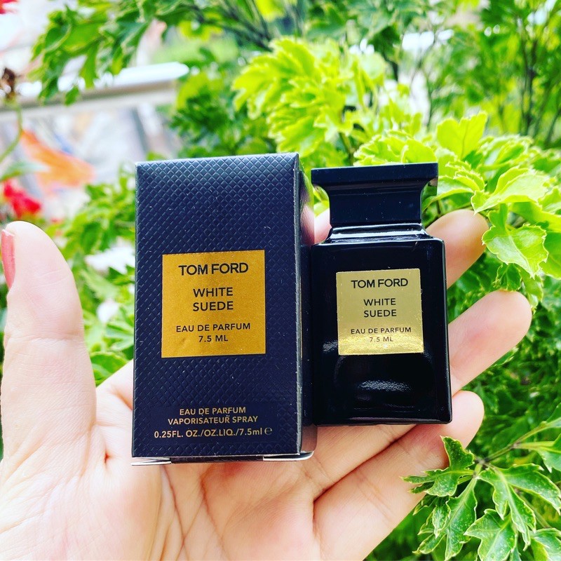 Nước hoa mini Tomford white suede 7.5ml màu đen