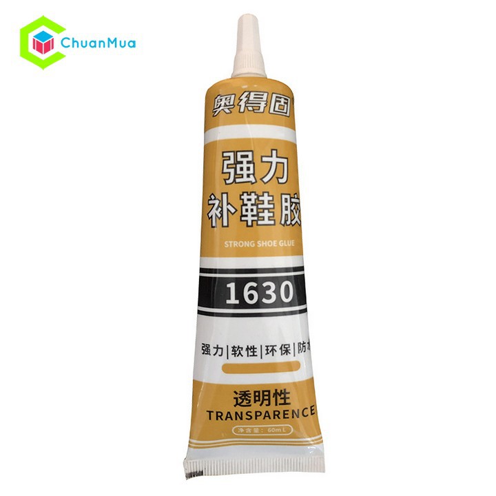 Keo Dán Giày Dạng Gel trong suốt Siêu Dính Strong Shoe Glue Tuýt 60ml ( Dán giày da, giày thể thao, giày vải,...)