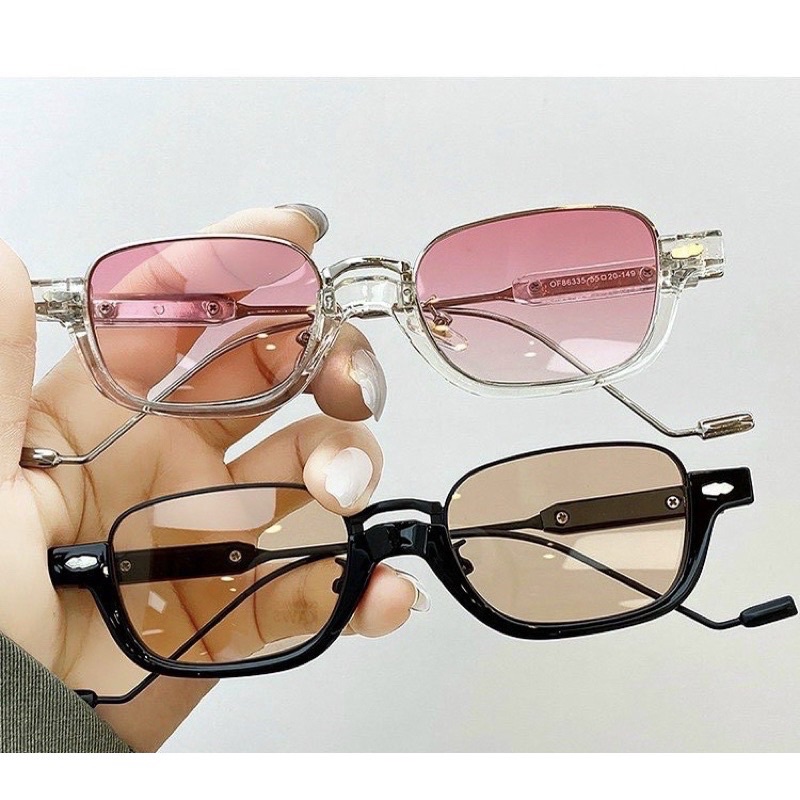 Kính mát GENTLE MONSTER GATTA dáng nửa gọng độc đáo,phong cách hàn quốc.Kiểu dáng unisex,chống UV400