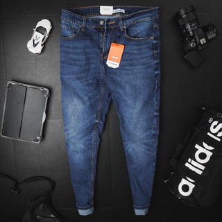 Quần Jeans P&B màu xanh đậm - Quần jean nam bigsize (size từ 32 đến 38)