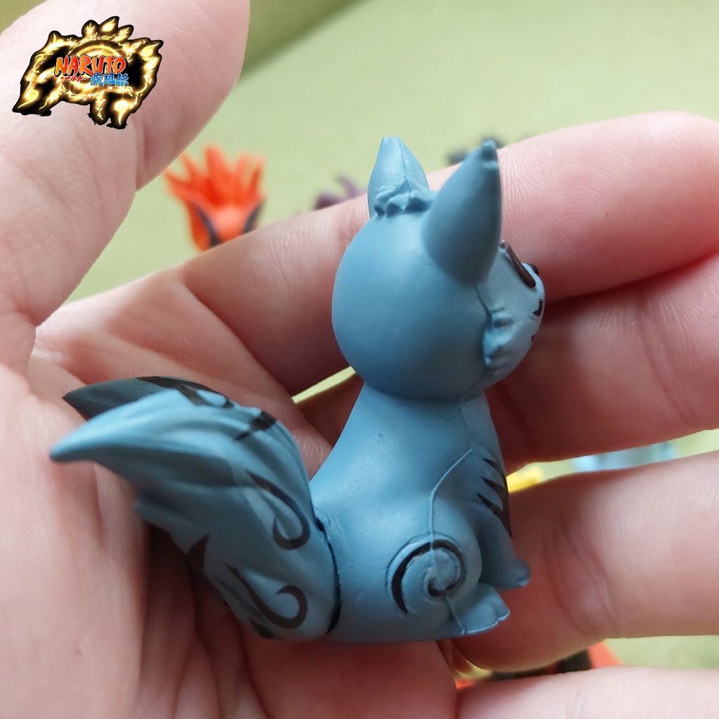 Mô hình Naruto Nhị Vĩ Ác Miêu Nibi Matatabi Một trong Cửu vĩ thú hoạt hình nhẫn giả Na Ru To 1524 2