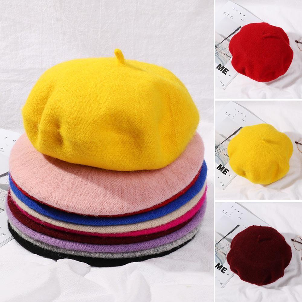 LAYOR1 Mũ Beret Len Phong Cách Thời Trang Pháp Dành Cho Mẹ Và Bé