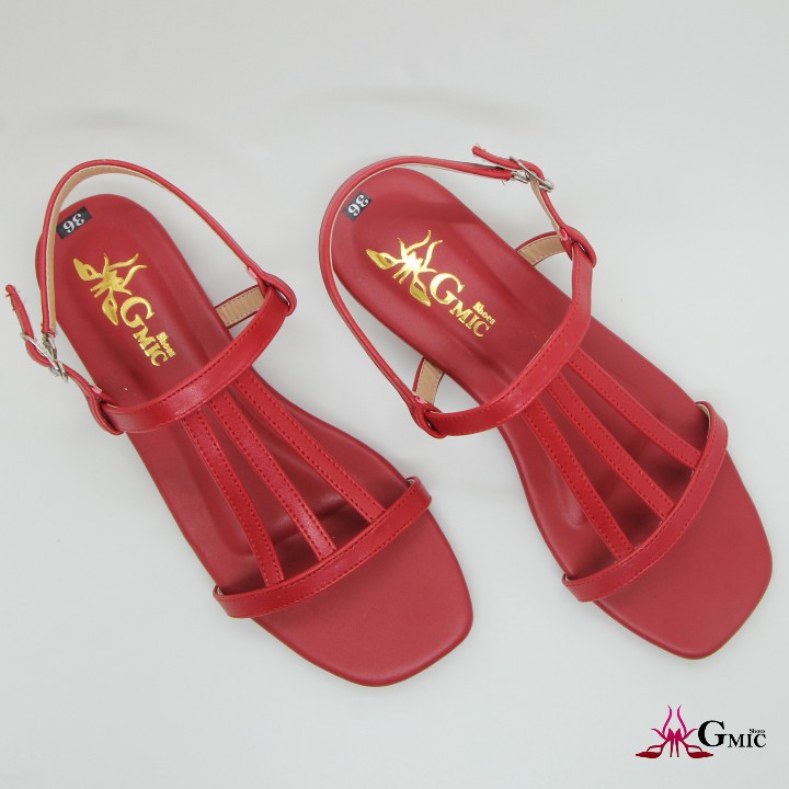 [ 𝗚𝗠𝗜𝗖 ] Giày Sandal Nữ Đế Bệt Quai Mảnh Ôm Chân, Chất Lương Cao Cấp Êm Chân Hàng Hiệu