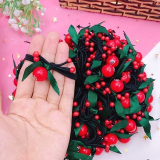 Cột tóc quả cherry (buộc tóc cherry) 🍒🍒🍒