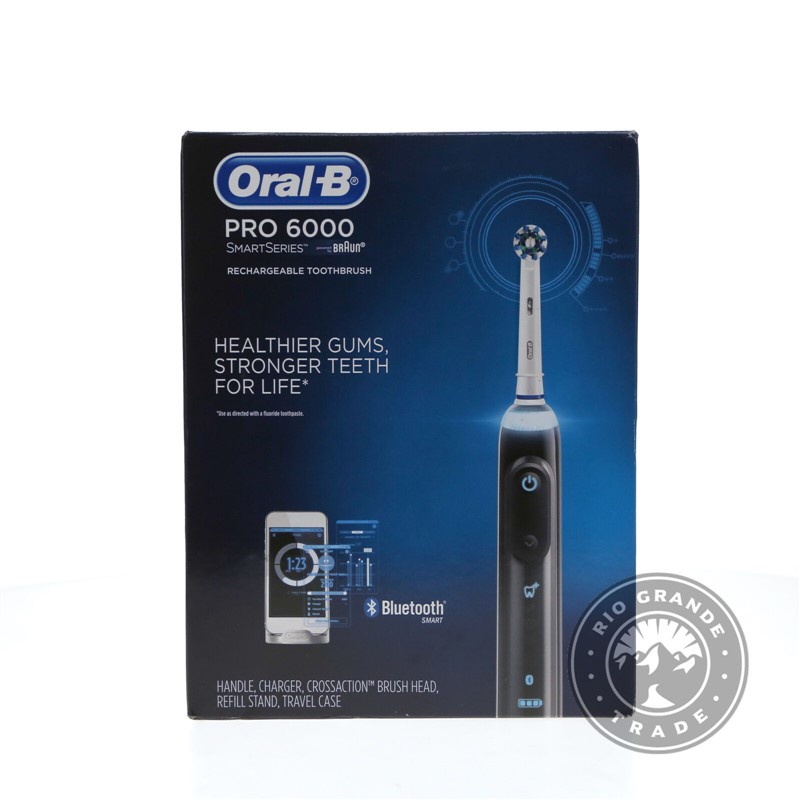 Oral-B 6000 / 6500 - Bàn chải điện OralB Rechargeable Toothbrush Black 6000 hoặc 6500
