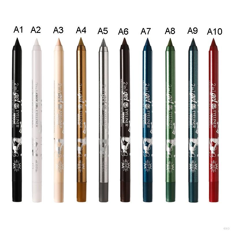 Bút Kẻ Mắt Chống Thấm Nước Không Nhòe Dễ Lên Màu Nhiều Màu Sắc