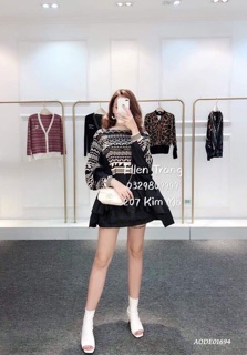 Áo sơ mi pha len thổ cẩm