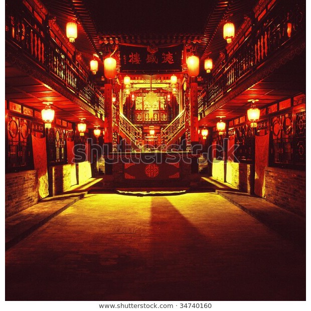 Tranh lụa 3d Hồng Kông Phố Cổ khổ lớn HKPC02