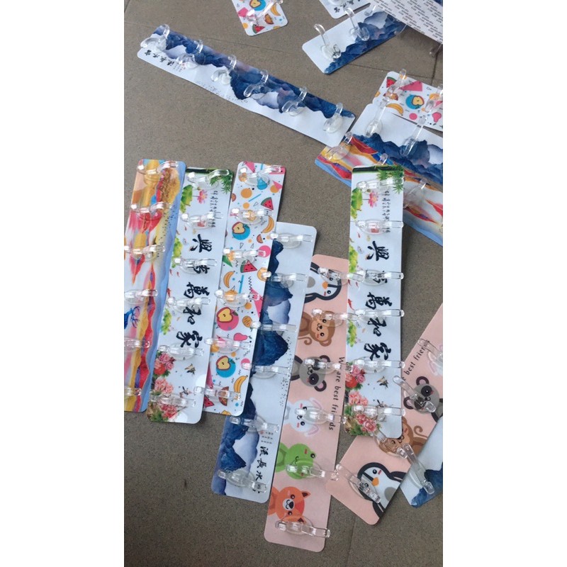 KLS26,Móc dán tường 3D trong suốt 6 nhánh siêu chắc,siêu tiện dụng