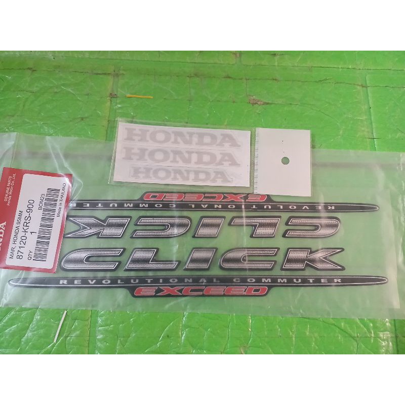 Bộ tem nổi Honda Click đời đầu zin theo xe nhập Thái
