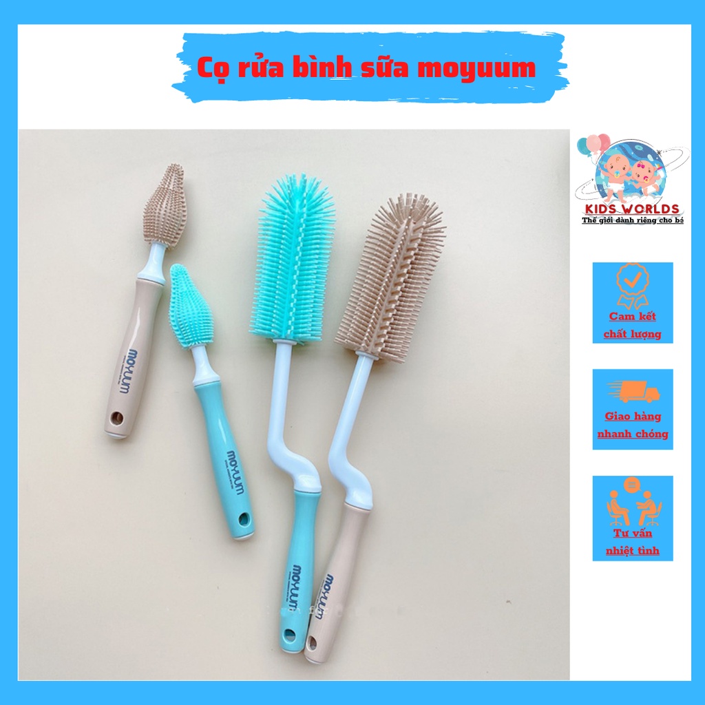 Cọ rửa bình sữa MOYUUM chính hãng