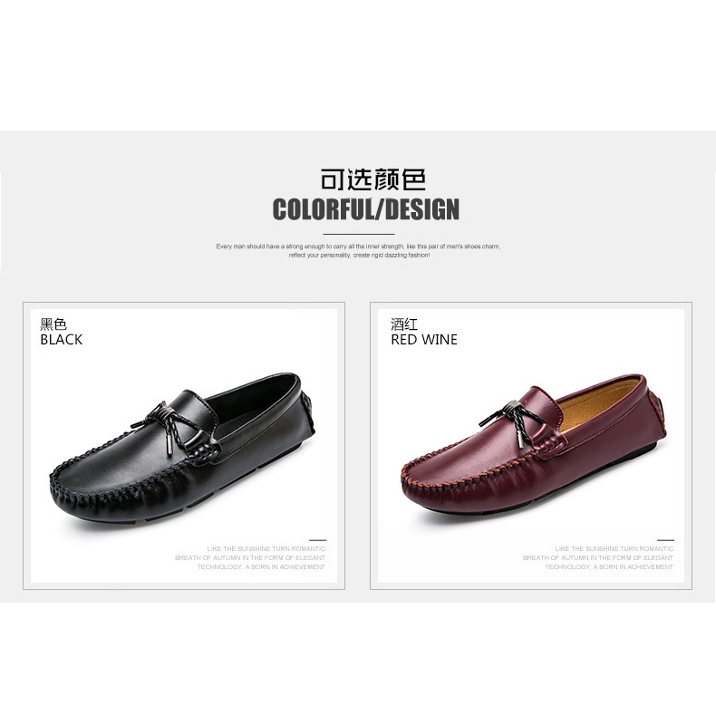 Giày lười da lộn thoáng khí phong cách Hàn Quốc cho nam