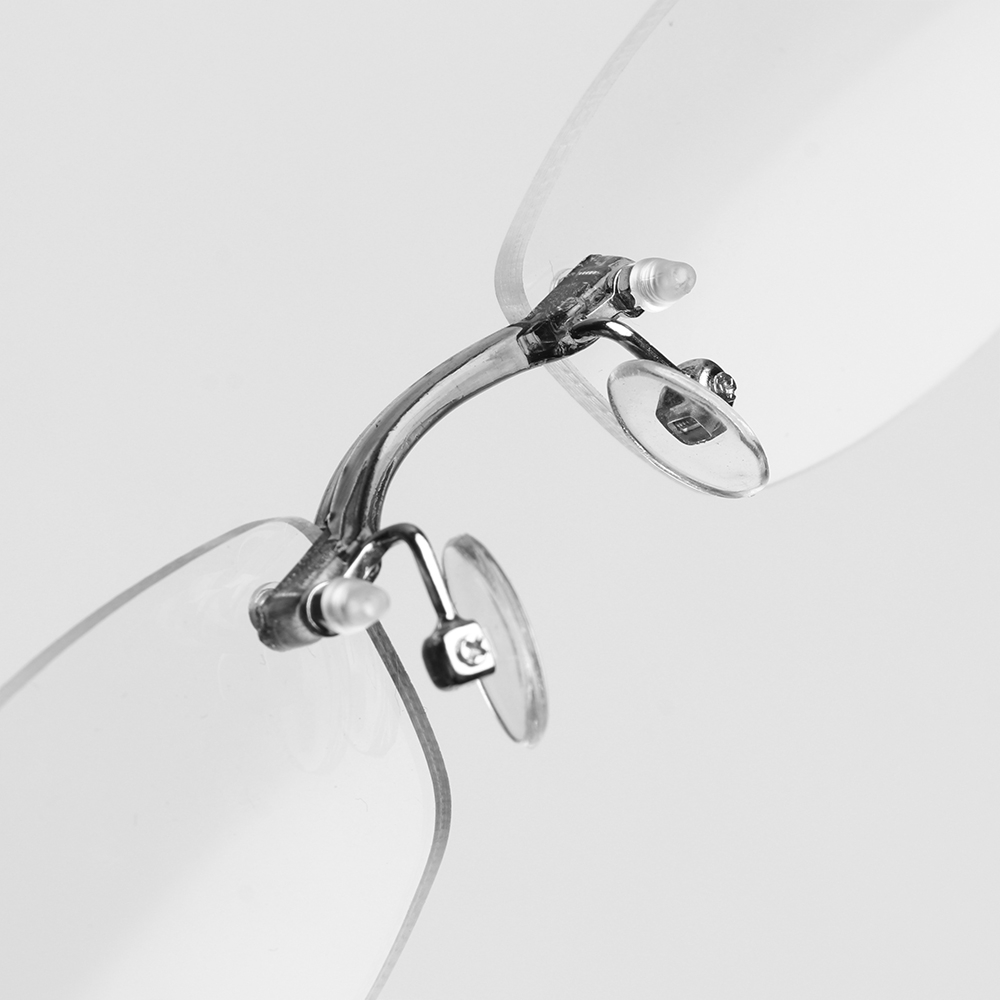 Kính mắt gọng kim loại trong suốt gọn nhẹ 1.00~4.0