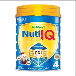 Sữa Nuti IQ  Gold 4(900g) 2-6 tuổi mẫu mới date mới