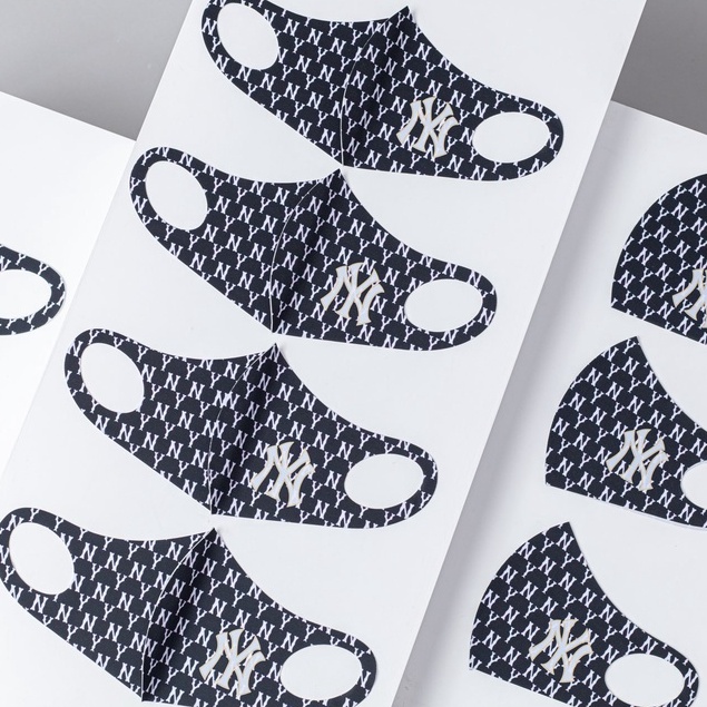 MLB (Full Túi Zip) 1 Khẩu Trang Vải Poly 2 Da Kháng Khuẩn Thoáng Khí Chống Bụi / Sương Mù In Chữ Ny La