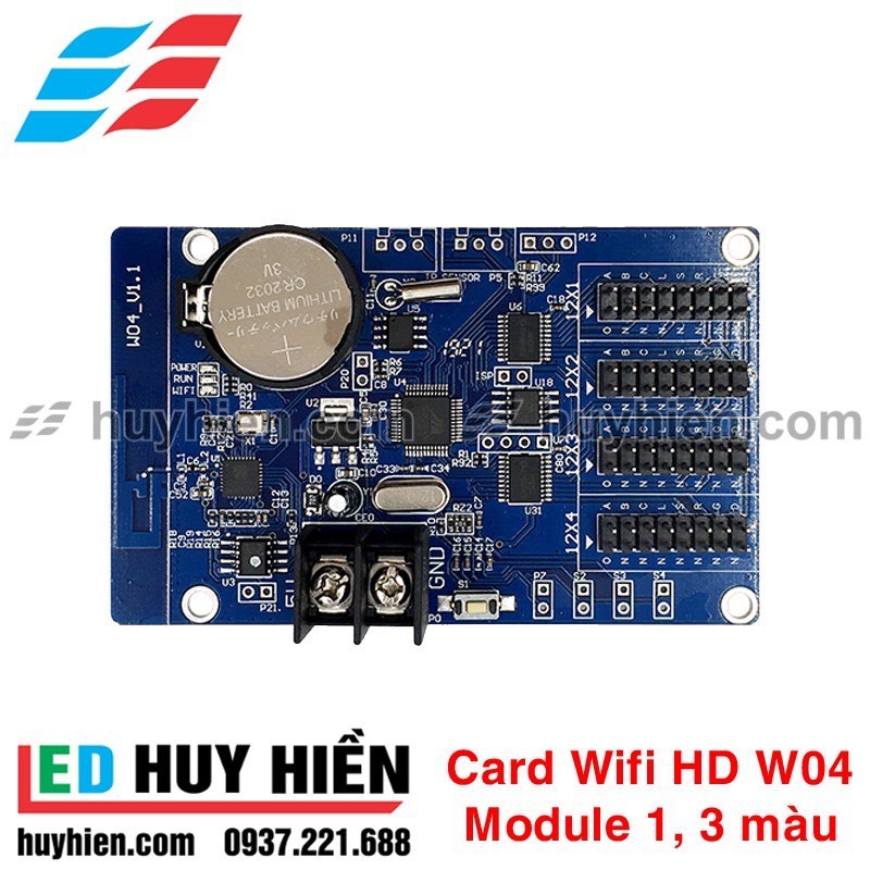 Card Wifi HD W00, W02, W03, W04 Module led 1 màu, 3 màu | BigBuy360 - bigbuy360.vn