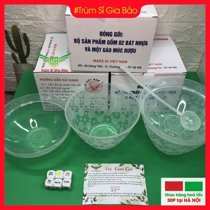 Bát ướp lạnh rượu bia Thành Danh , bát nhựa an toàn hàng việt nam chất lượng cao