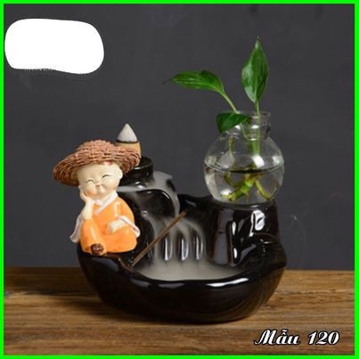Thác Khói Trầm Hương Chú Tiểu Tứ Tượng - Không Nhìn - Không Nói - Không Nghe - Không Nghĩ