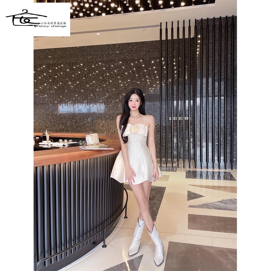 Đầm Ngắn Dáng Chữ a Họa Tiết Hoa Thời Trang Mùa Hè Cho Nữ