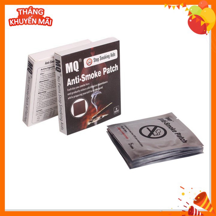 Miếng Dán Sumifun Cai Thuốc Lá 100% Thành Phần Tự Nhiên (bộ 30 miếng)