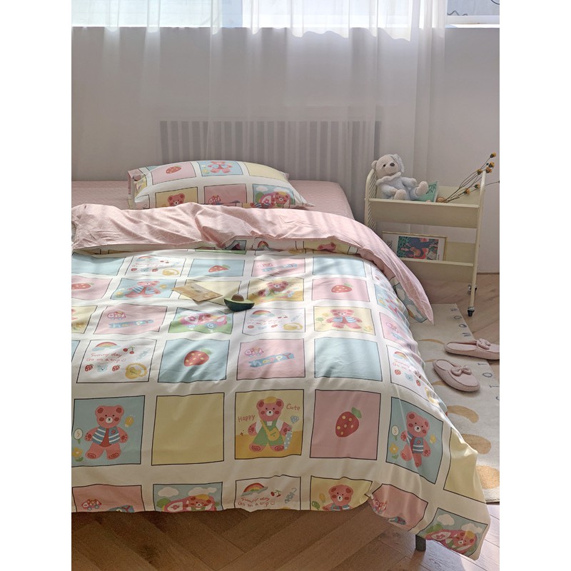Vải cotton satin 60s khổ 1m6, chuyên dùng may ga gối