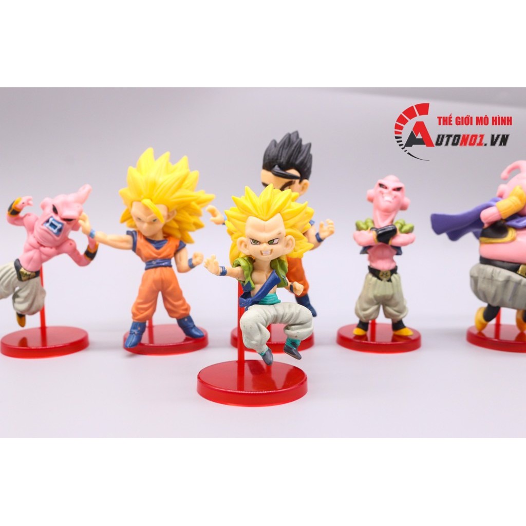 MÔ HÌNH NHÂN VẬT DRAGON BALL SET 6 CON 9CM 6918