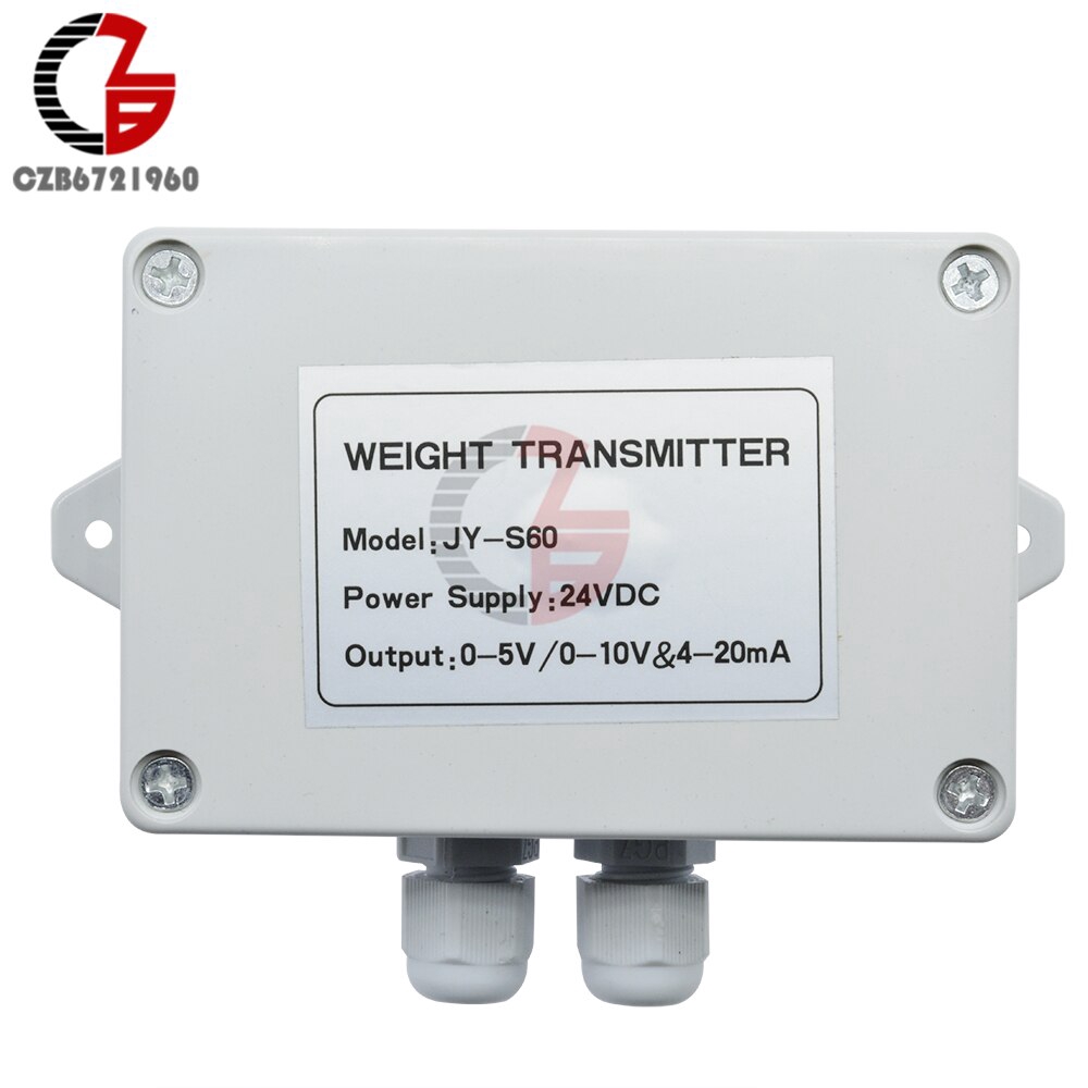 Weighing Transmitter load Cell Amplifier Weight Sensor Amplifier Load Cell Transducer DC 12V 24V 4-20ma
