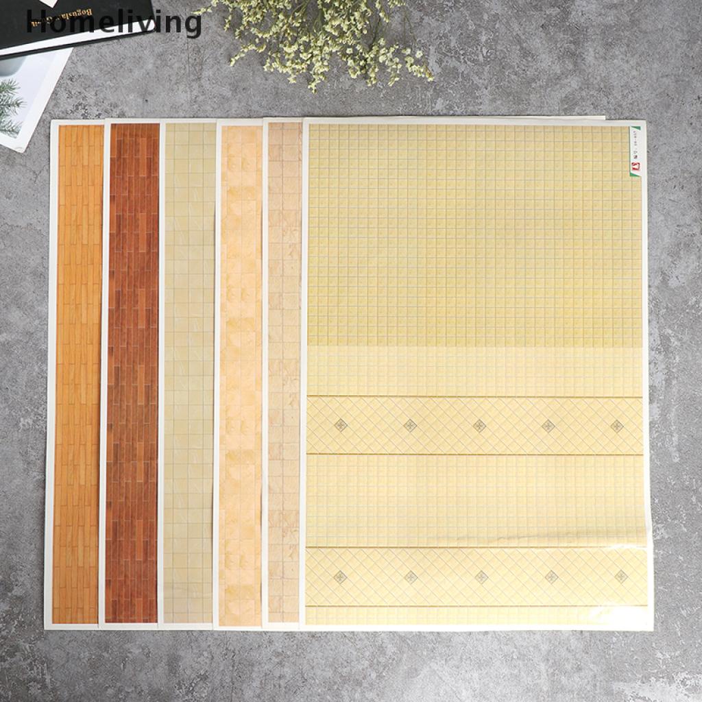 Sticker Dán Sàn Nhà Trang Trí Nhà Búp Bê Tỉ Lệ 1: 12