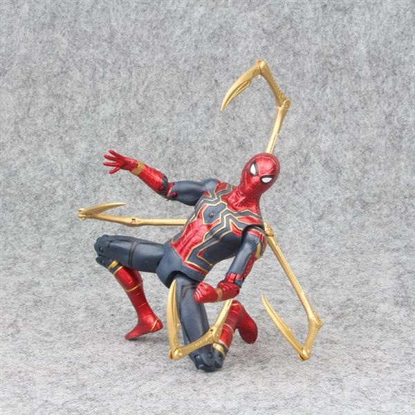 MH13 - Mô hình Iron Spider Man Avengers Kèm Giá Đỡ Mô Hình Cao 17cm - Mô Hình Marvel