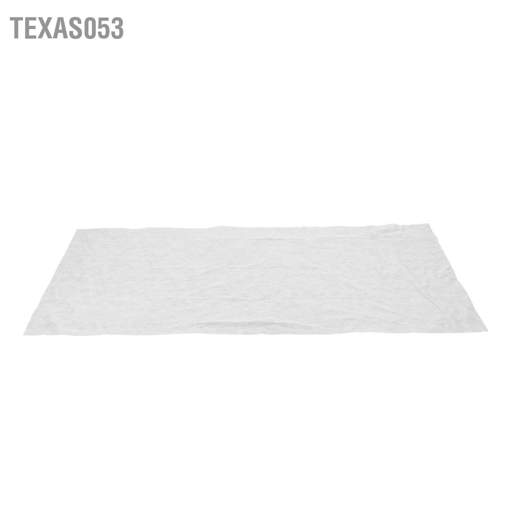 100 Tấm lót trải giường dùng một lần mỏng thoáng khí trắng không lỗ 170x70cm cho massage Spa Thẩm mỹ【Texas053】