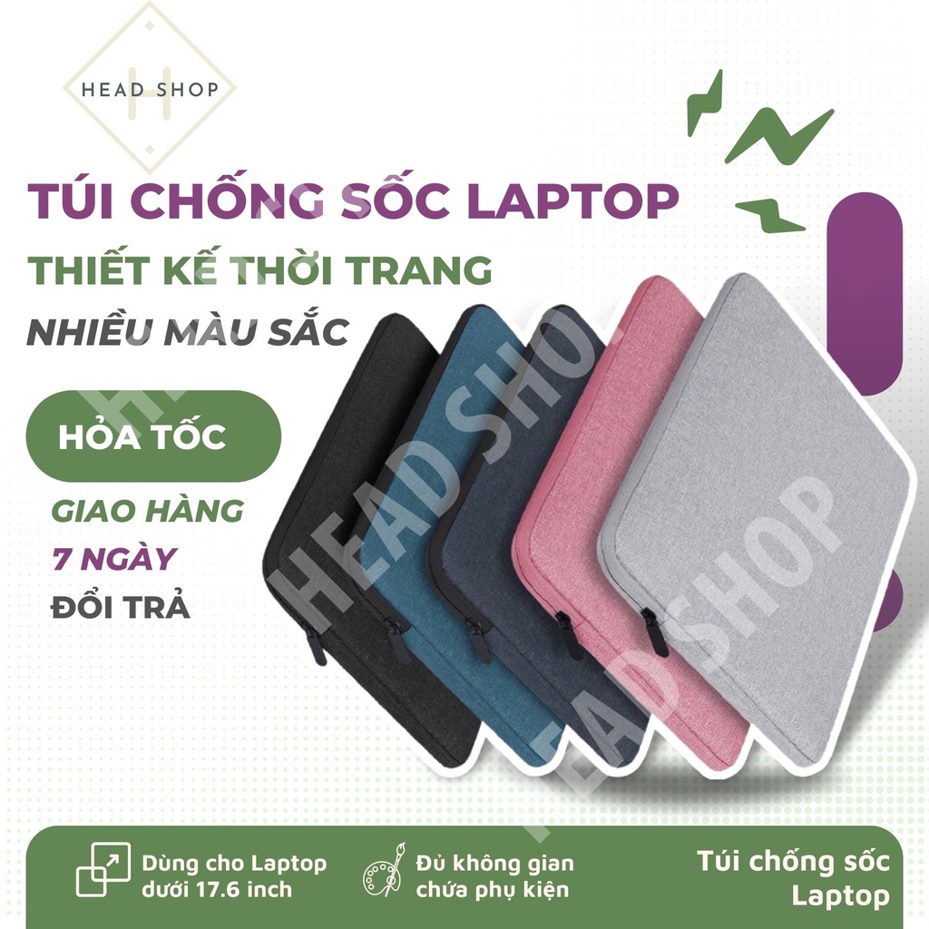Túi chống sốc loại 15 inch CS1 cho Laptop máy tính bảng chống thấm siêu mỏng HEADSHOP