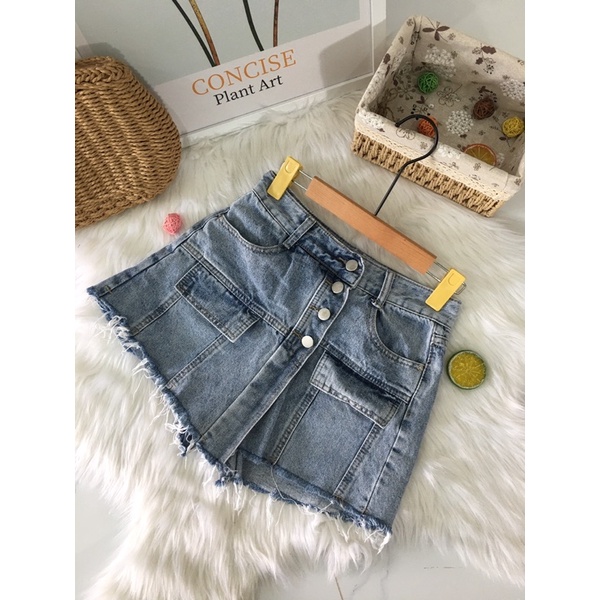 Quần jean đắp tà siêu phẩm eo 63-64cm