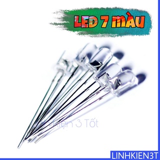 Led 7 màu siêu sáng 5mm