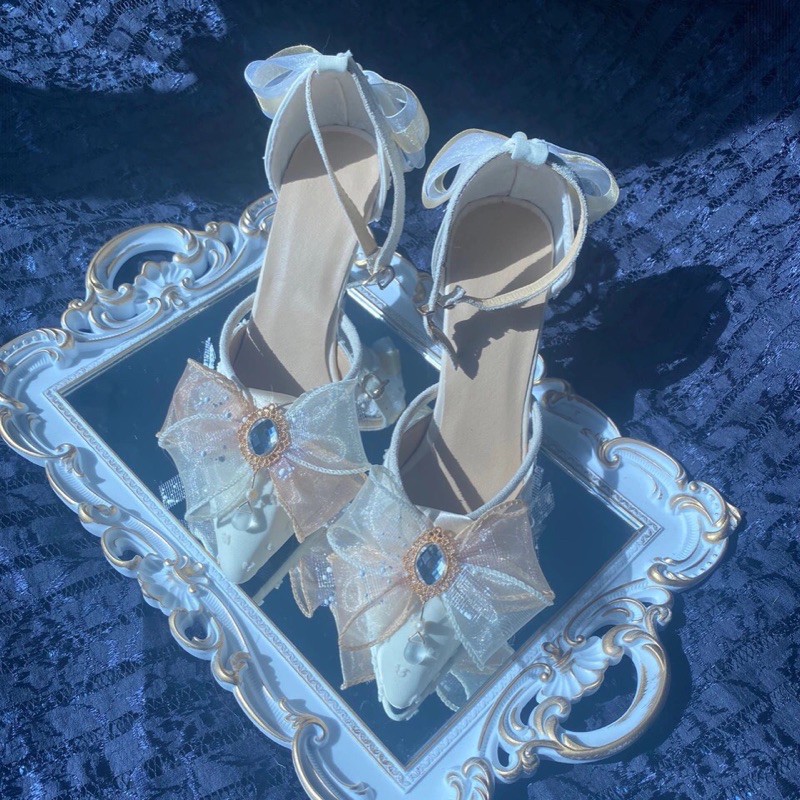 Giày thiết kế Lolita, giày cao gót tiểu thư