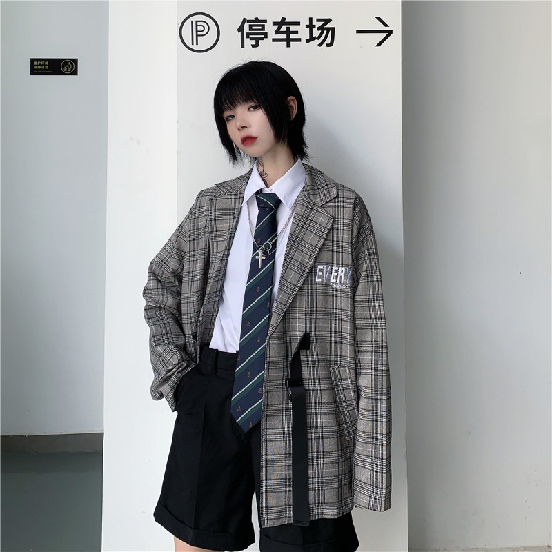 [ SẴN L ] áo blazer caro siêu xinh ulzzang hàn quốc