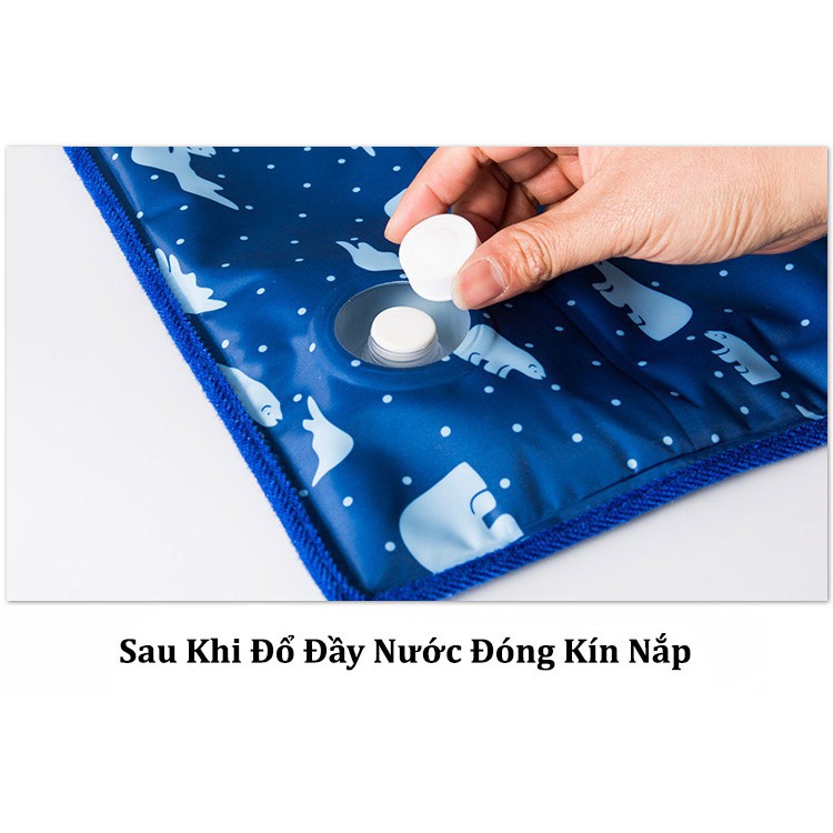 [BH 1 ĐỔI 1] Đệm Nước Mát, Nệm Nước Mát Gia Đình Cao Cấp Vải Thoáng Khí Chống Nước Tạo cảm giác êm dịu và giấc ngủ sâu