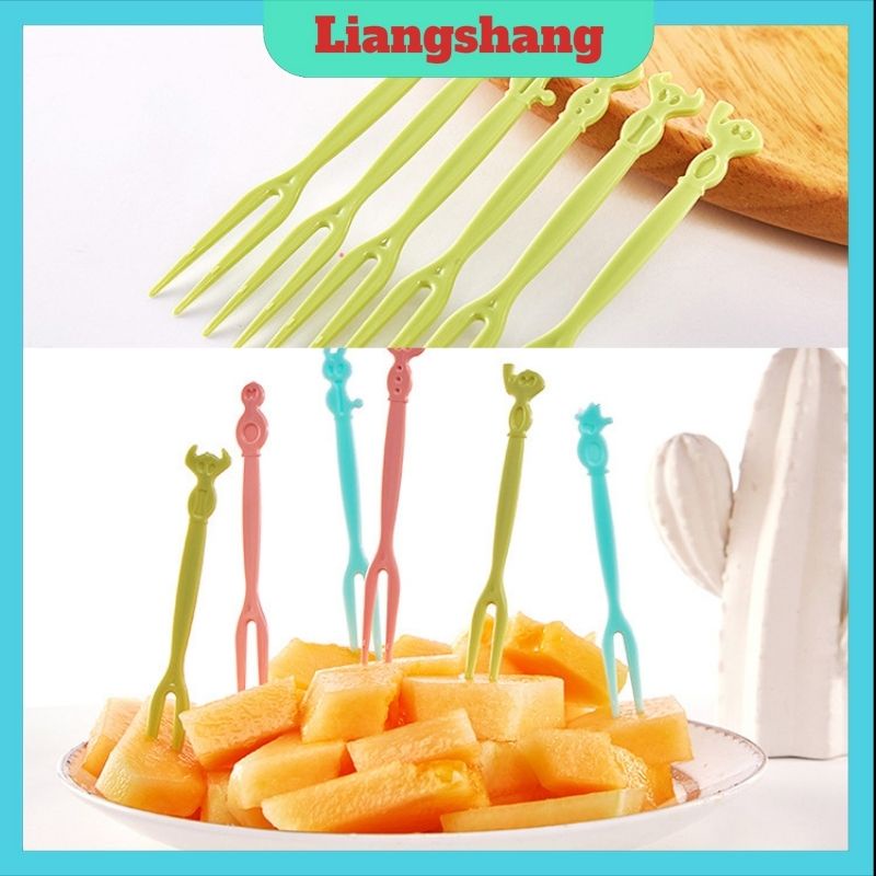 Sét 50 chiếc dĩa cắm thức ăn, hoa quả hót hít siêu dễ thương
